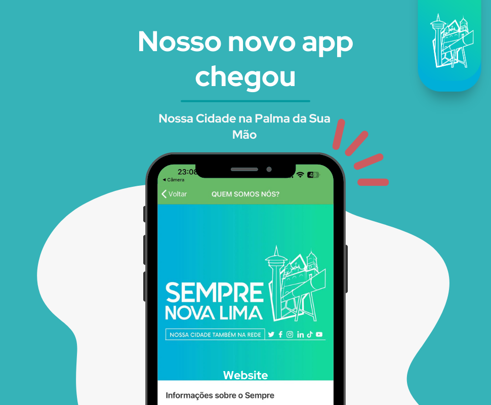 Baixe nosso aplicativo - Jornal Sempre Nova Lima