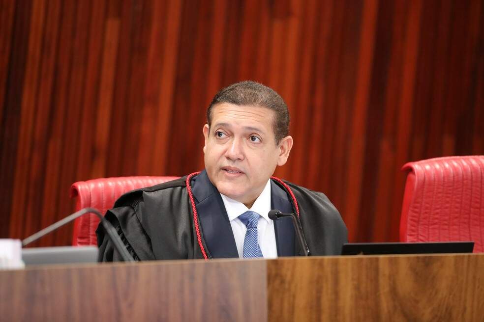 O ministro Nunes Marques é relator do caso — Foto: Alejandro Zambrana/Secom/TSE
