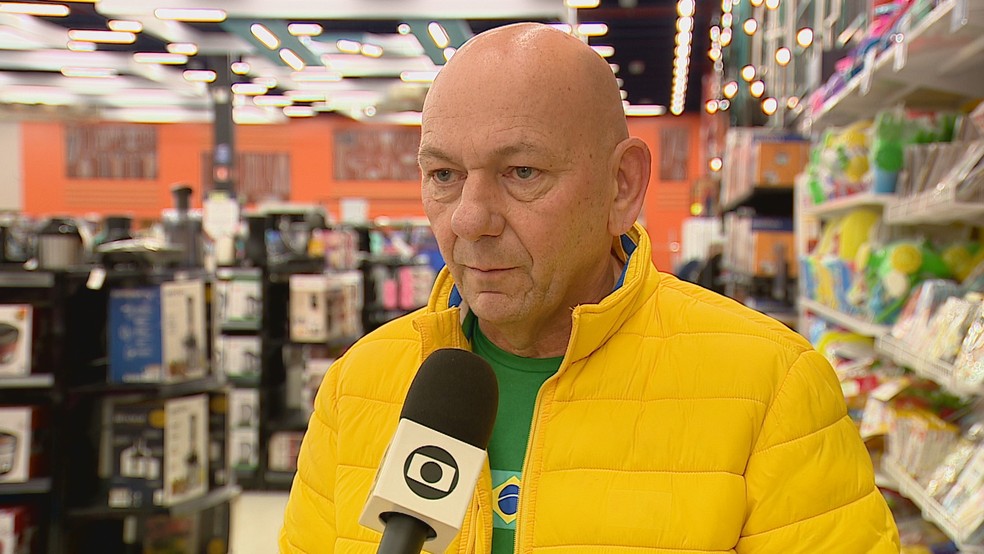 Luciano Hang, dono da Havan, fala sobre episódio de golpes — Foto: Reprodução/TV Globo