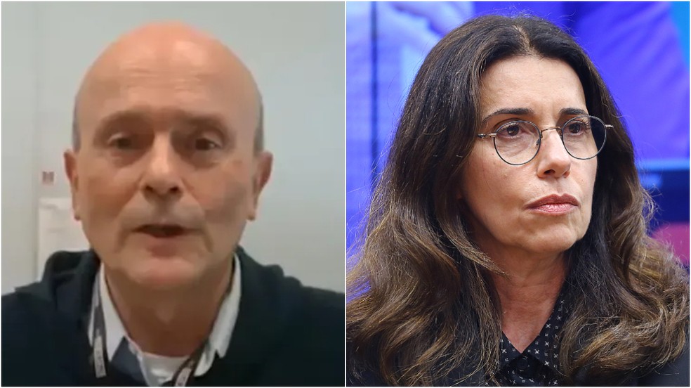Miguel Gutierres e Anna Christina Ramos Saicali, ex-diretores da Americanas — Foto: Reprodução e Vinicius Loures / Câmara dos Deputados