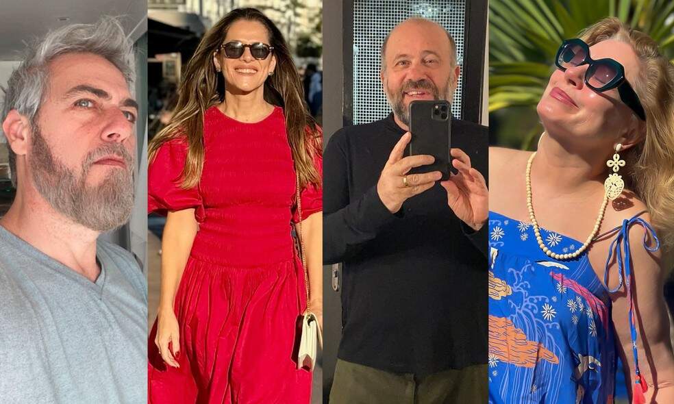 Anderson Muller, ingrid Guimarães, Otavio Muller e Vera Fischer foam alguns dos famosos que se manifestaram sobre a privatização das praias — Foto: Reprodução/Instagram