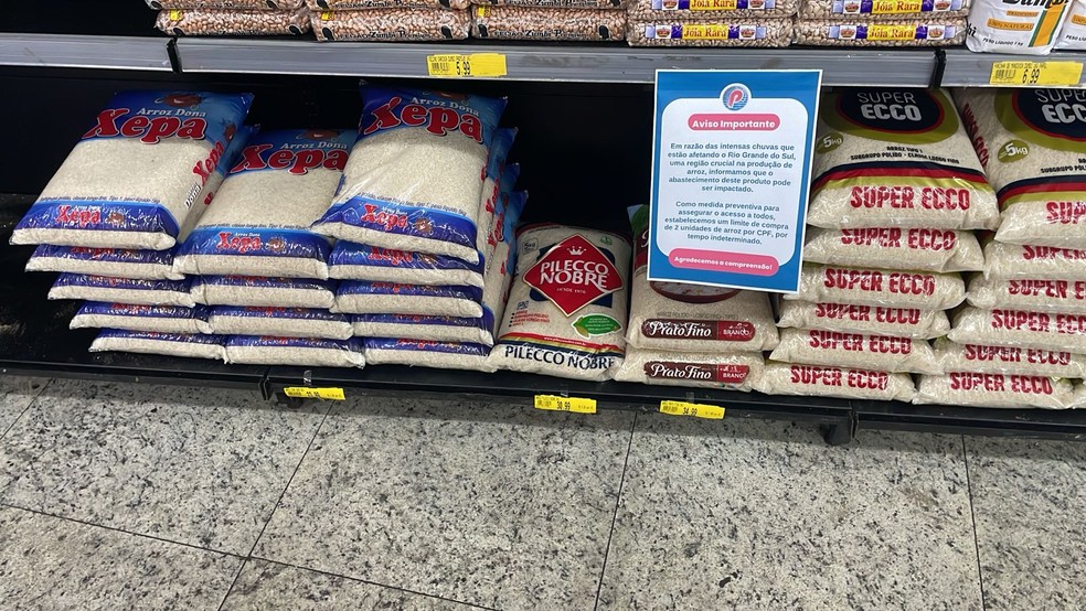Supermercado Paranaíba alerta clientes — Foto: Reprodução/redes Sociais