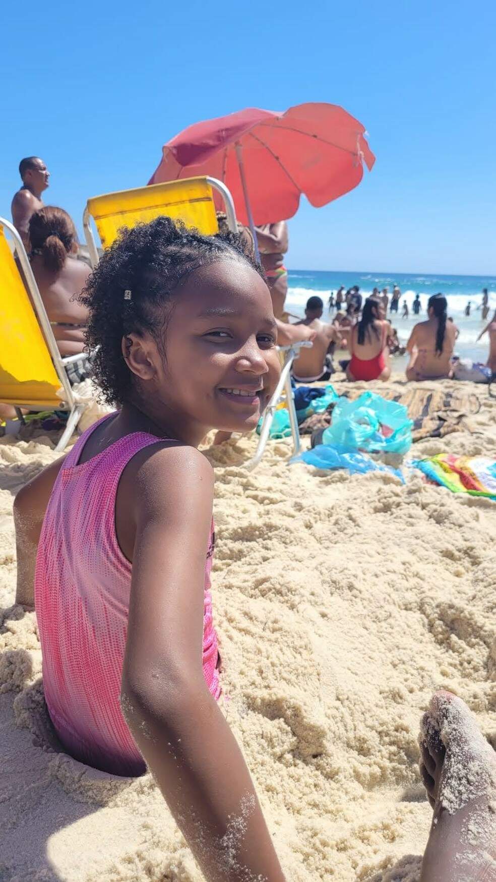 Sophia Ângelo Veloso da Silva, de 11 anos, está desaparecida desde segunda-feira (27) — Foto: Reprodução